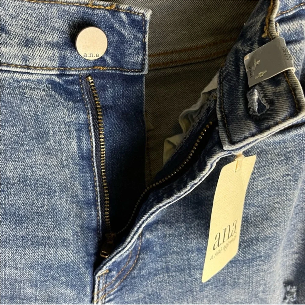a.n.a High Rise Straight Leg Jeans